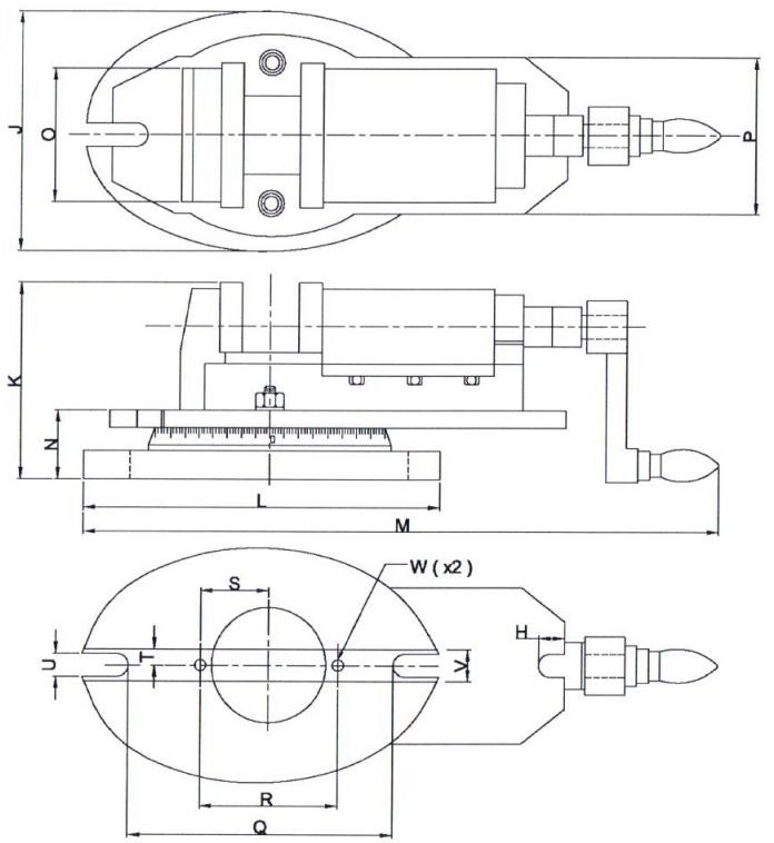 MMV/SP-100 Фрезерные прецизионные тиски 100 мм